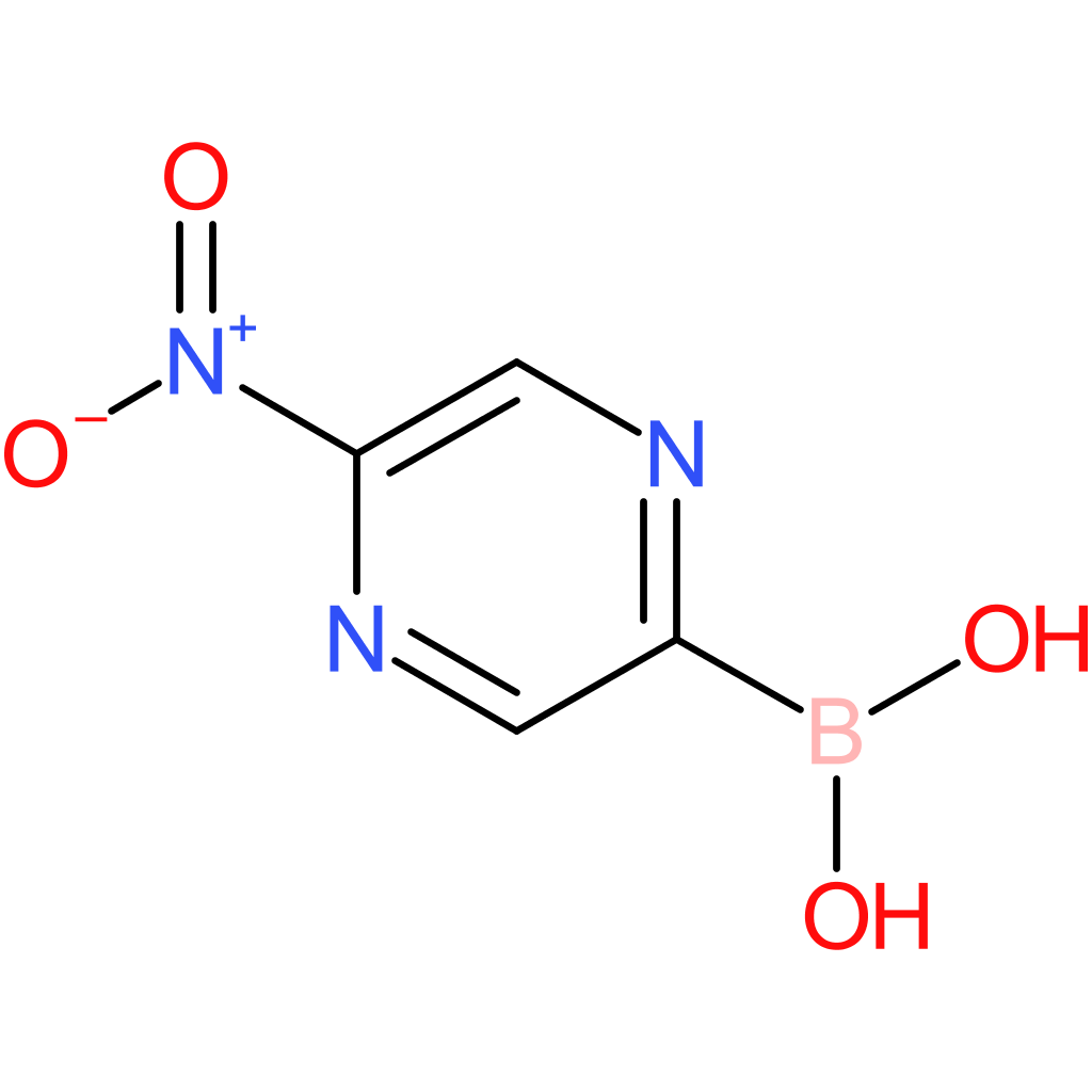 (5-nitropyrazin-2-yl)boronic acid