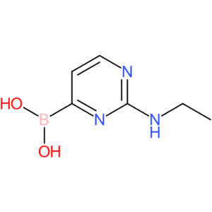 [2-(ethylamino)pyrimidin-4-yl]boronic acid