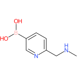 (6-[(methylamino)methyl]pyridin-3-yl)boronic acid