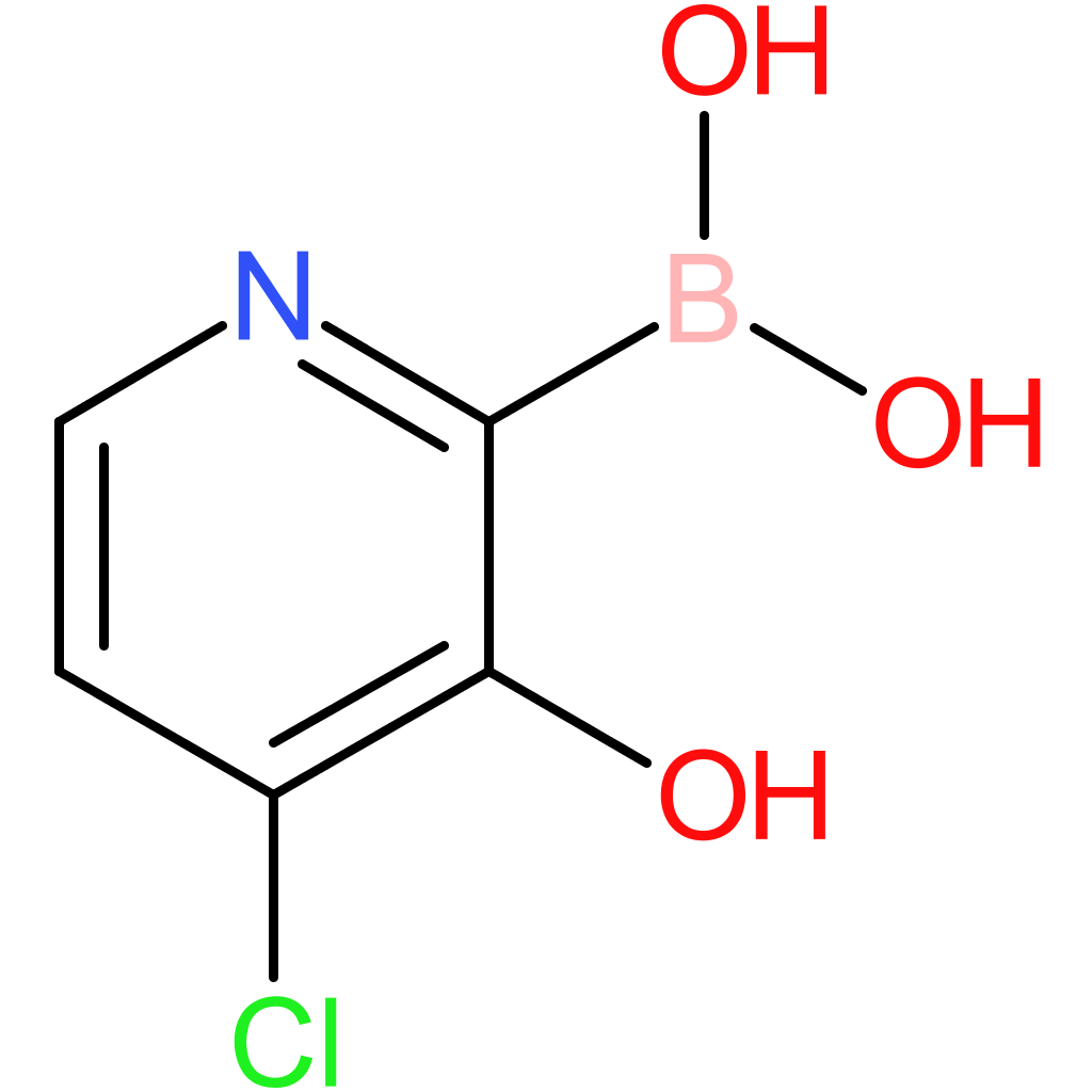 (4-chloro-3-hydroxypyridin-2-yl)boronic acid