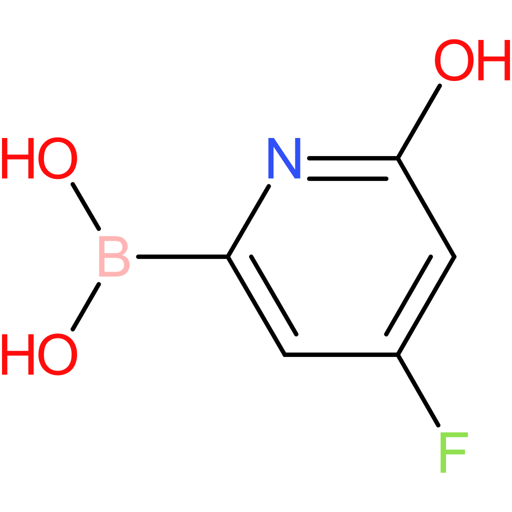 (4-fluoro-6-hydroxypyridin-2-yl)boronic acid