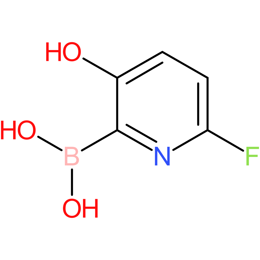 (6-fluoro-3-hydroxypyridin-2-yl)boronic acid