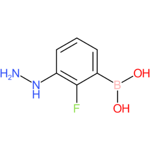 (2-fluoro-3-hydrazinylphenyl)boronic acid