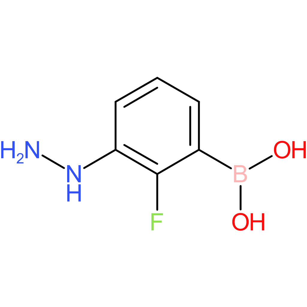 (2-fluoro-3-hydrazinylphenyl)boronic acid