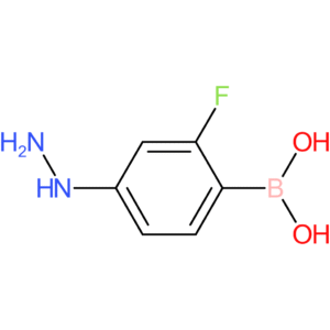 (2-fluoro-4-hydrazinylphenyl)boronic acid