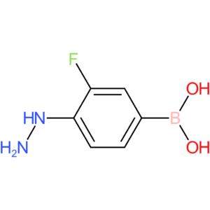 (3-fluoro-4-hydrazinylphenyl)boronic acid