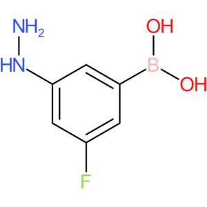 (3-fluoro-5-hydrazinylphenyl)boronic acid