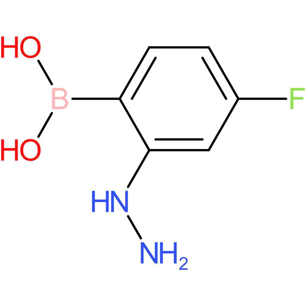 (4-fluoro-2-hydrazinylphenyl)boronic acid