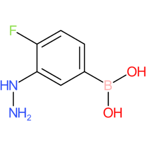 (4-fluoro-3-hydrazinylphenyl)boronic acid
