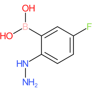 (5-fluoro-2-hydrazinylphenyl)boronic acid