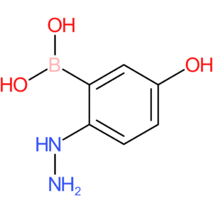 (2-hydrazinyl-5-hydroxyphenyl)boronic acid