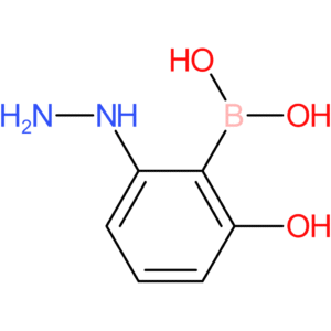 (2-hydrazinyl-6-hydroxyphenyl)boronic acid