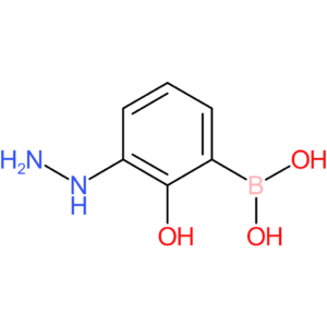 (3-hydrazinyl-2-hydroxyphenyl)boronic acid