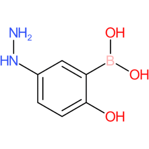 (5-hydrazinyl-2-hydroxyphenyl)boronic acid
