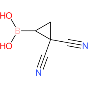 (2,2-dicyanocyclopropyl)boronic acid