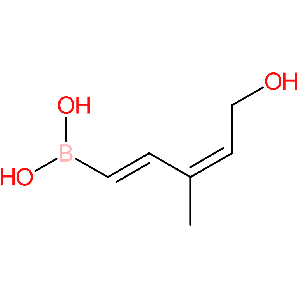 ((1E,3E)-5-hydroxy-3-methylpenta-1,3-dien-1-yl)boronic acid