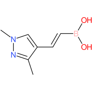 (E)-(2-(1,3-dimethyl-1H-pyrazol-4-yl)vinyl)boronic acid