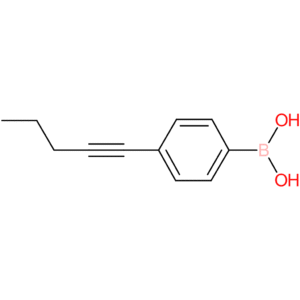 4-pent-1-ynylphenylboronic acid