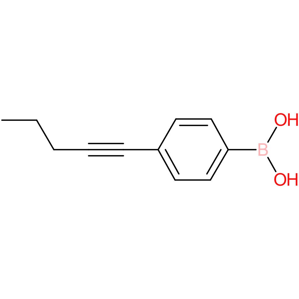 4-pent-1-ynylphenylboronic acid