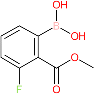 2-methoxycarbonyl-3-fluorophenylboronic acid