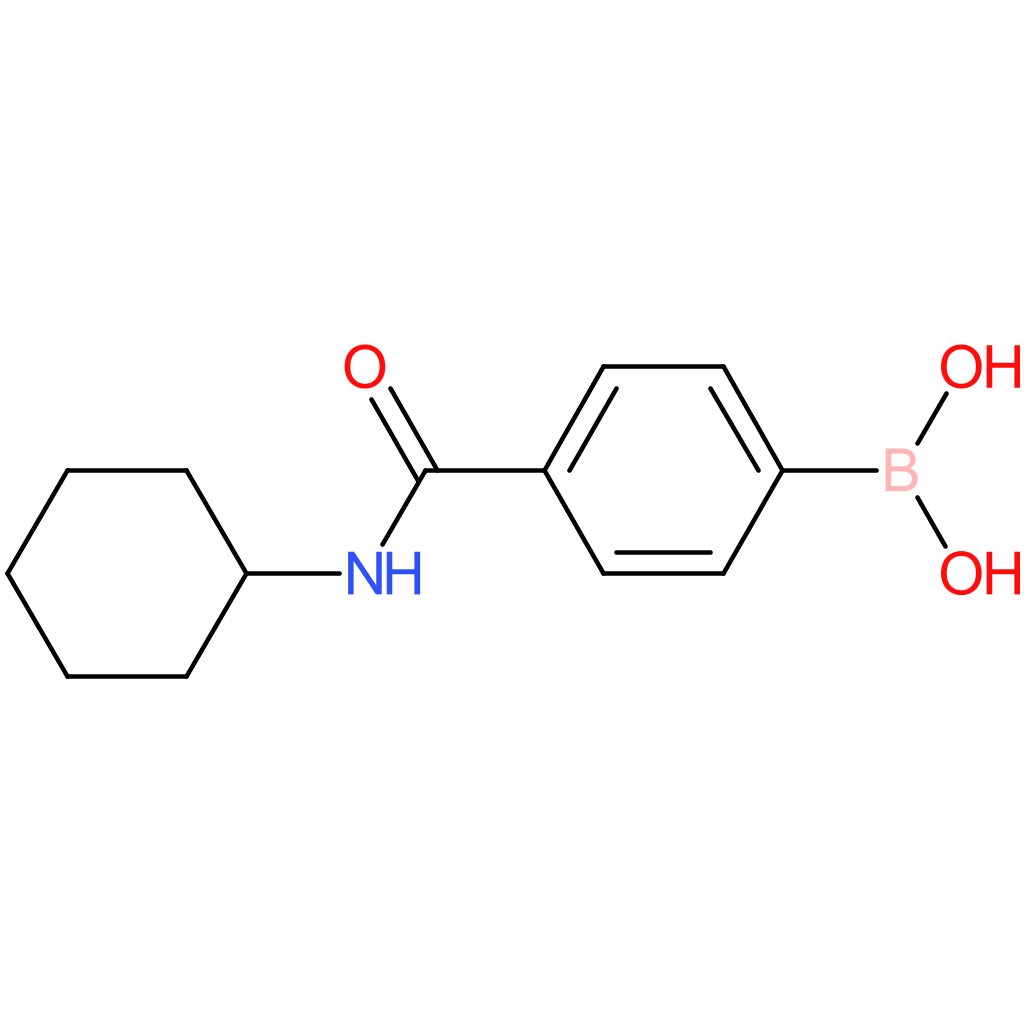 4-(cyclohexylaminocarbonyl)phenylboronic acid
