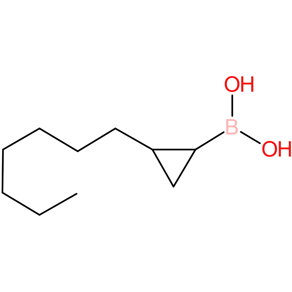 racemic, 2-heptyl-cyclopropyl-1-boronic acid