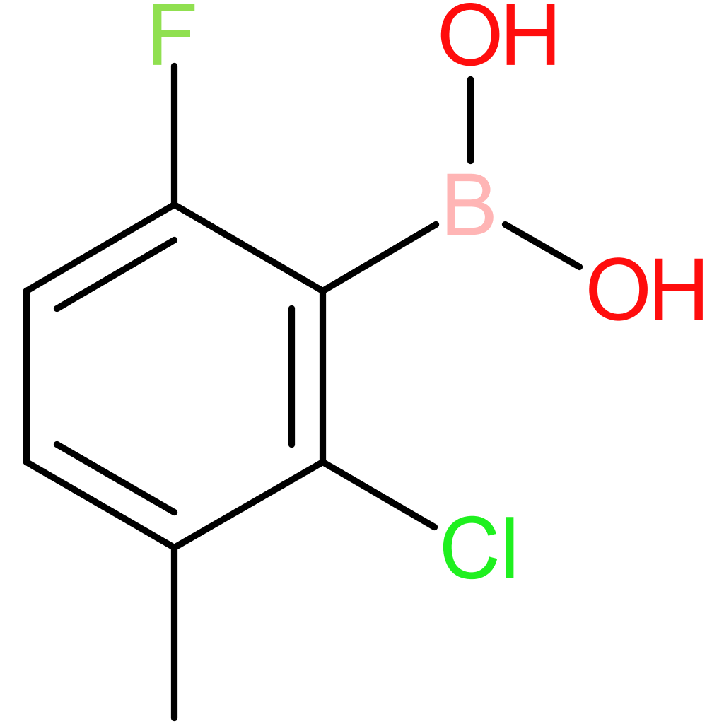 2-chloro-6-fluoro-3-methylphenylboronic acid