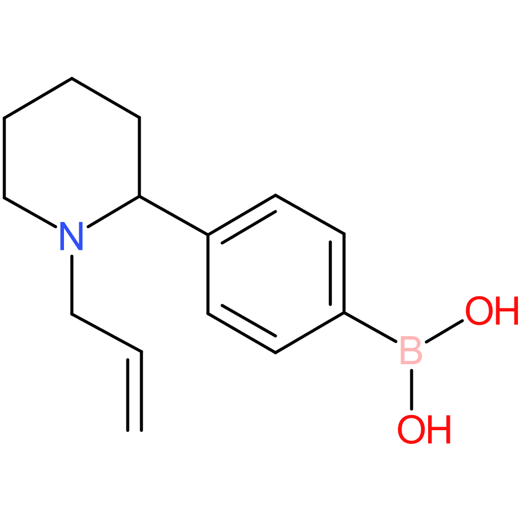 4-(1-allyl-piperidin-2-yl)-benzeneboronic acid