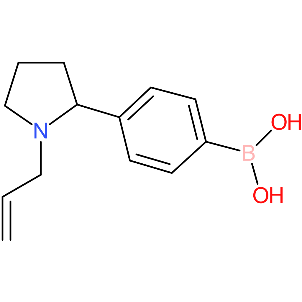 4-(1-allyl-pyrrolidin-2yl)benzeneboronic acid