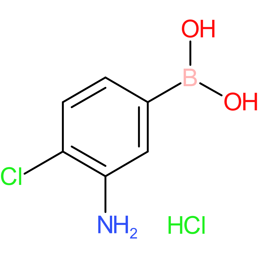 (3-amino-4-chlorophenyl)boronic acid hydrochloride