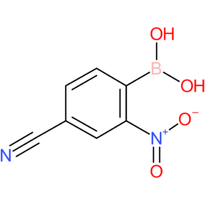 (4-cyano-2-nitrophenyl)boronic acid