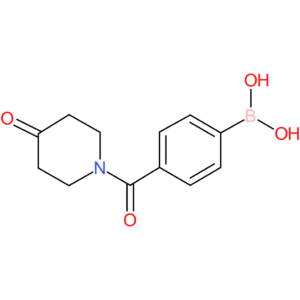 4-(4-oxopiperidine-1-carbonyl)phenylboronic acid