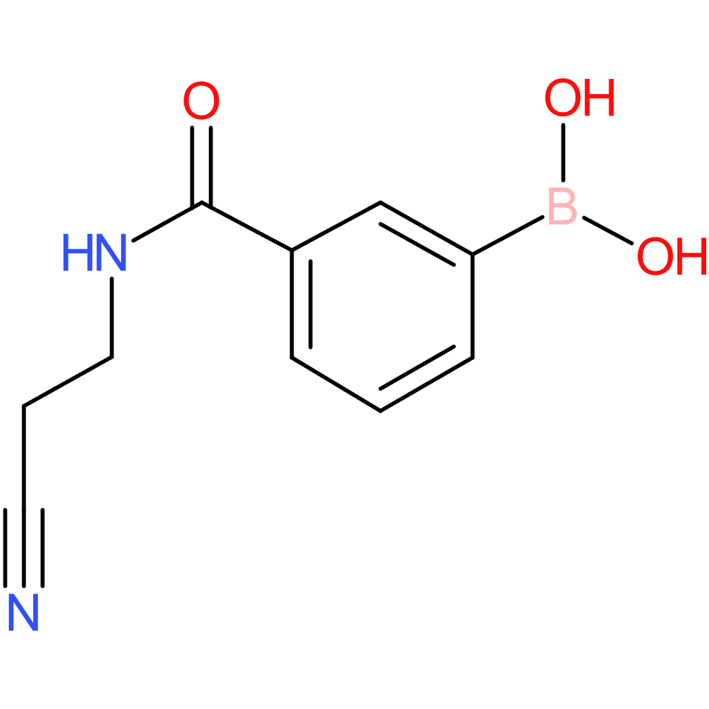 3-(2-cyanoethylaminocarbonyl)phenylboronic acid