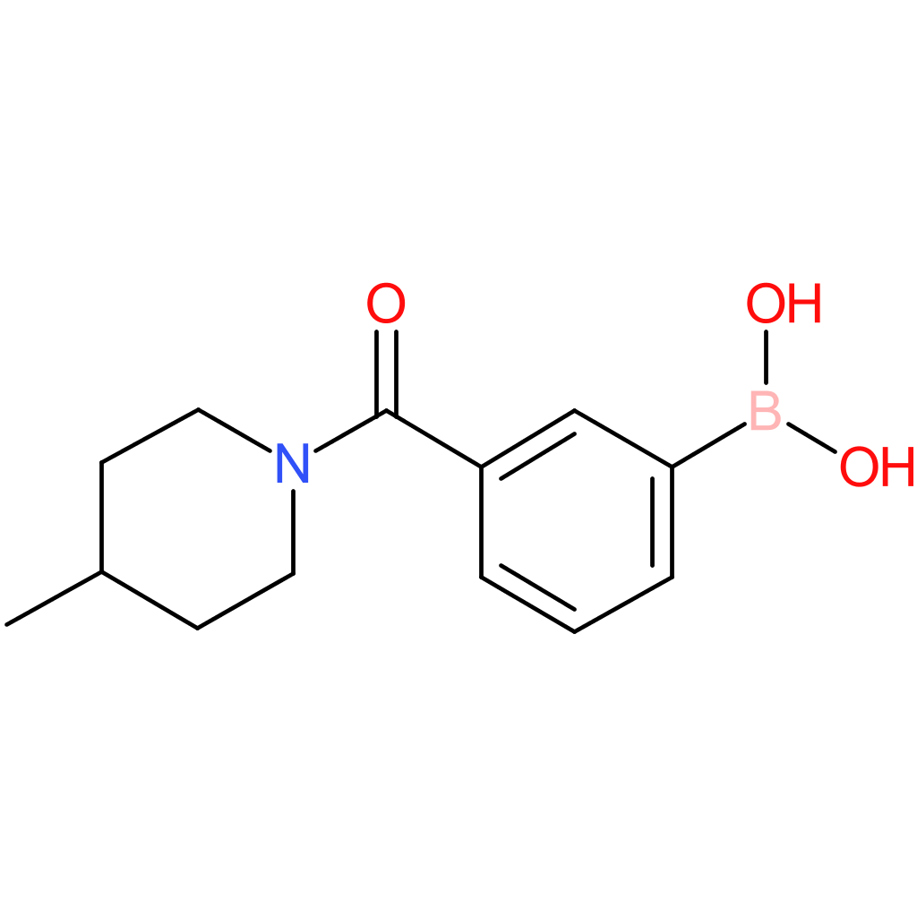 3-(4-methylpiperidine-1-carbonyl)phenylboronic acid