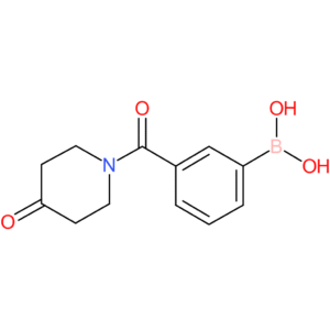 3-(4-oxopiperidine-1-carbonyl)phenylboronic acid