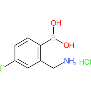 2-aminomethyl-4-fluorophenylboronic acid, hcl