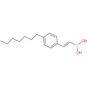(E)-(4-heptylstyryl)boronic acid