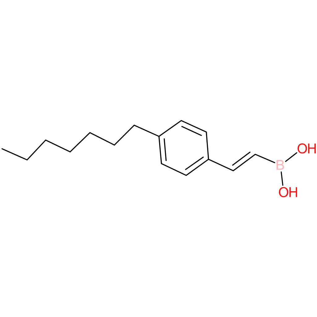 (E)-(4-heptylstyryl)boronic acid