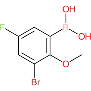 3-bromo-5-fluoro-2-methoxyphenylboronic acid