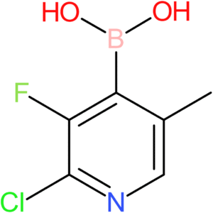 2-chloro-3-fluoro-5-picoline-4-boronic acid