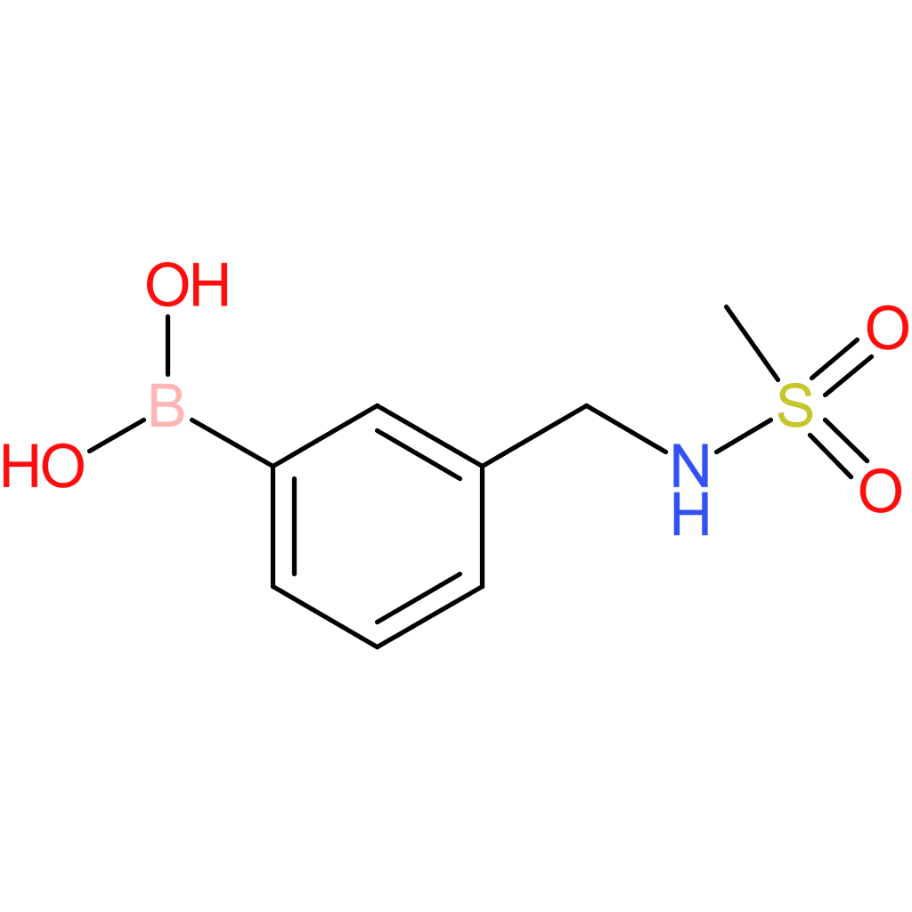 (3-methanesulfonylaminomethylphenyl)boronic acid