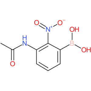 (3-acetamido-2-nitro)benzeneboronic acid