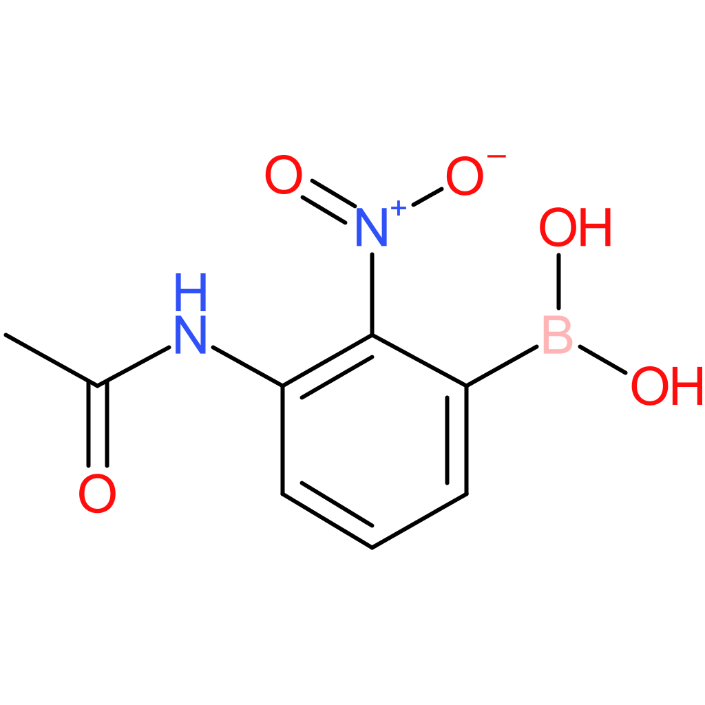 (3-acetamido-2-nitro)benzeneboronic acid