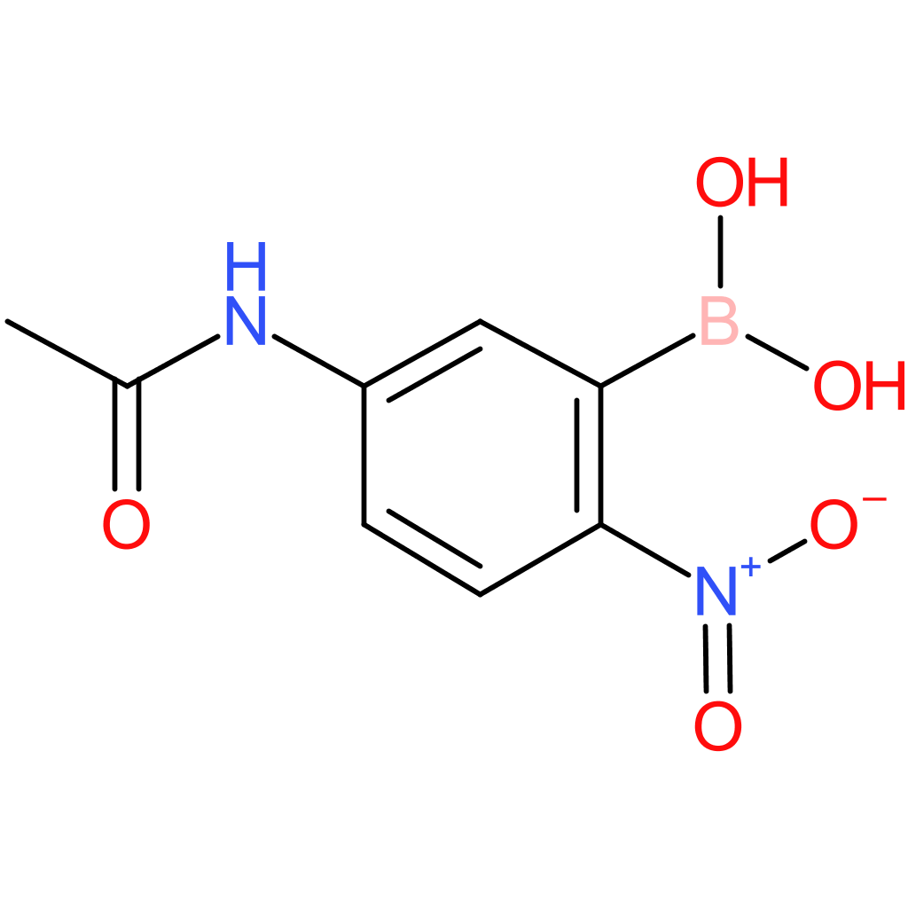 (5-acetamido-2-nitro)benzeneboronic acid