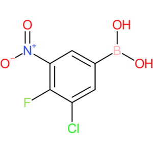 3-chloro-4-fluoro-5-nitrophenylboronic acid