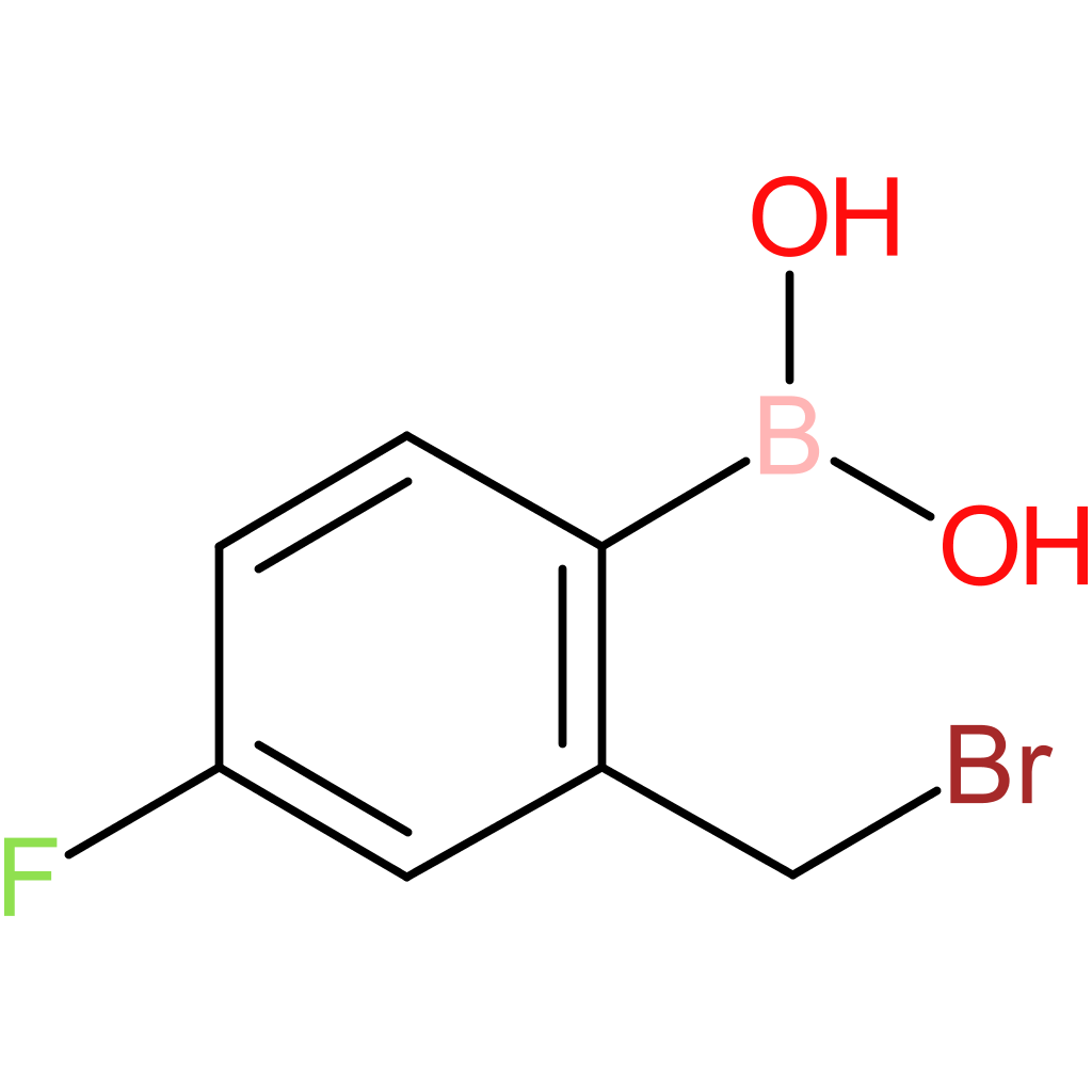 2-bromomethyl-4-fluorophenylboronic acid
