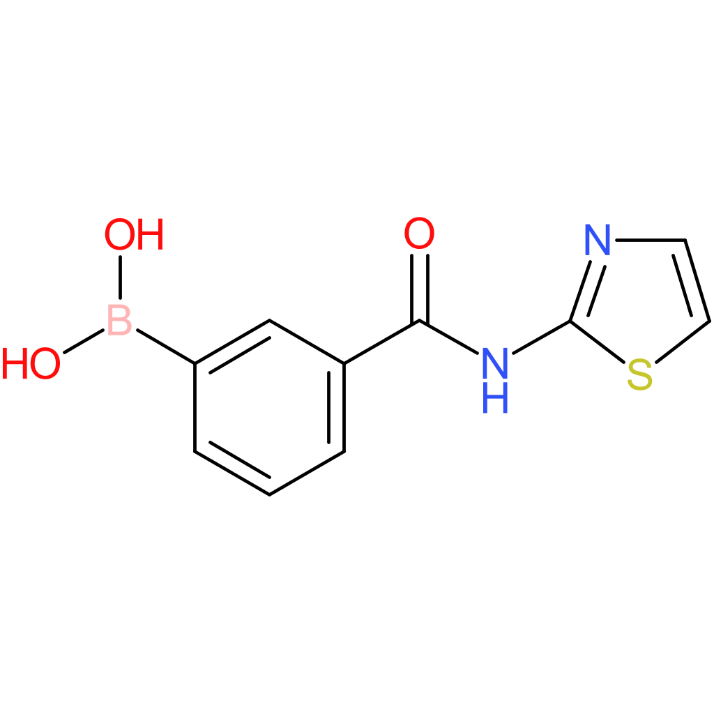 (3-(thiazol-2-ylcarbamoyl)phenyl)boronic acid