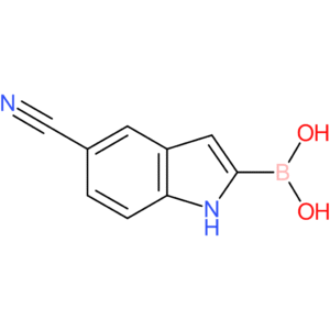 5-cyano-1h-indolE-2-boronic acid
