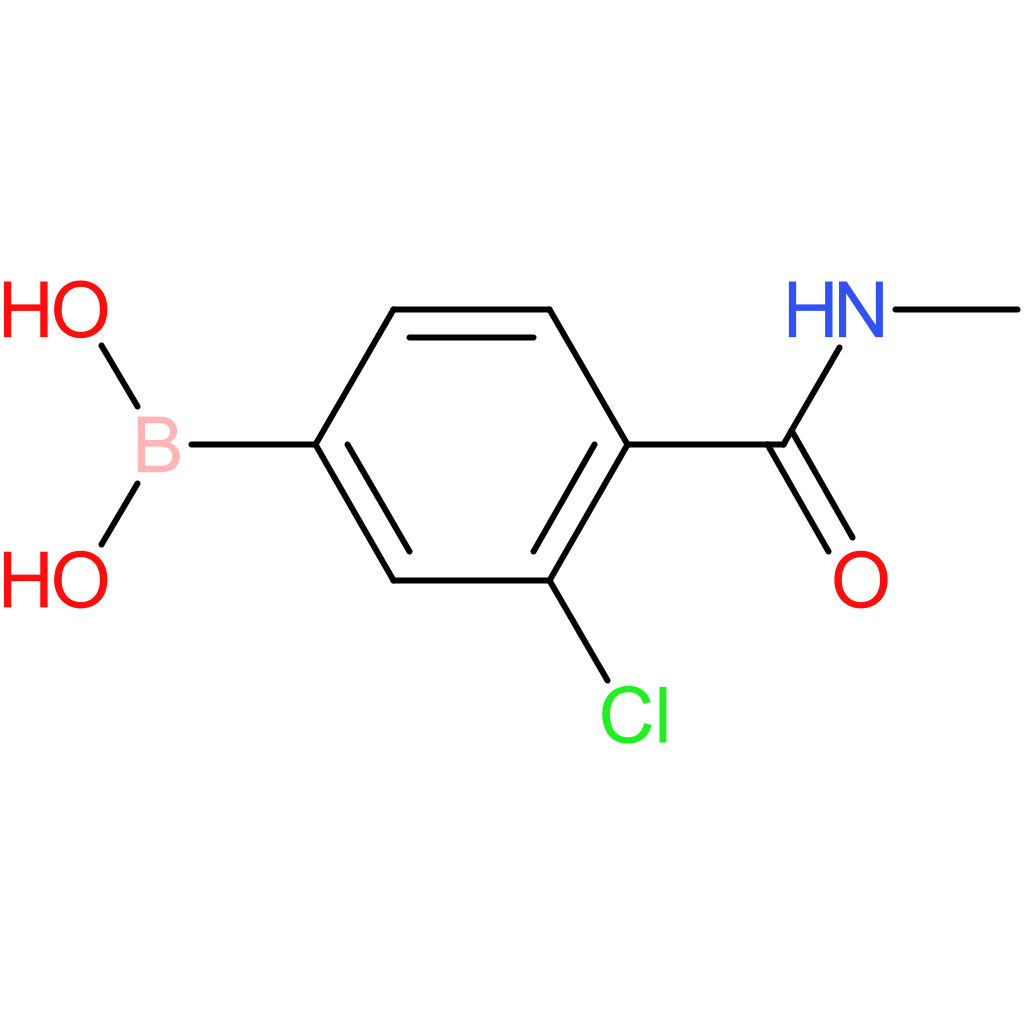 3-chloro-4-(n-methylcarbamoyl)phenylboronic acid
