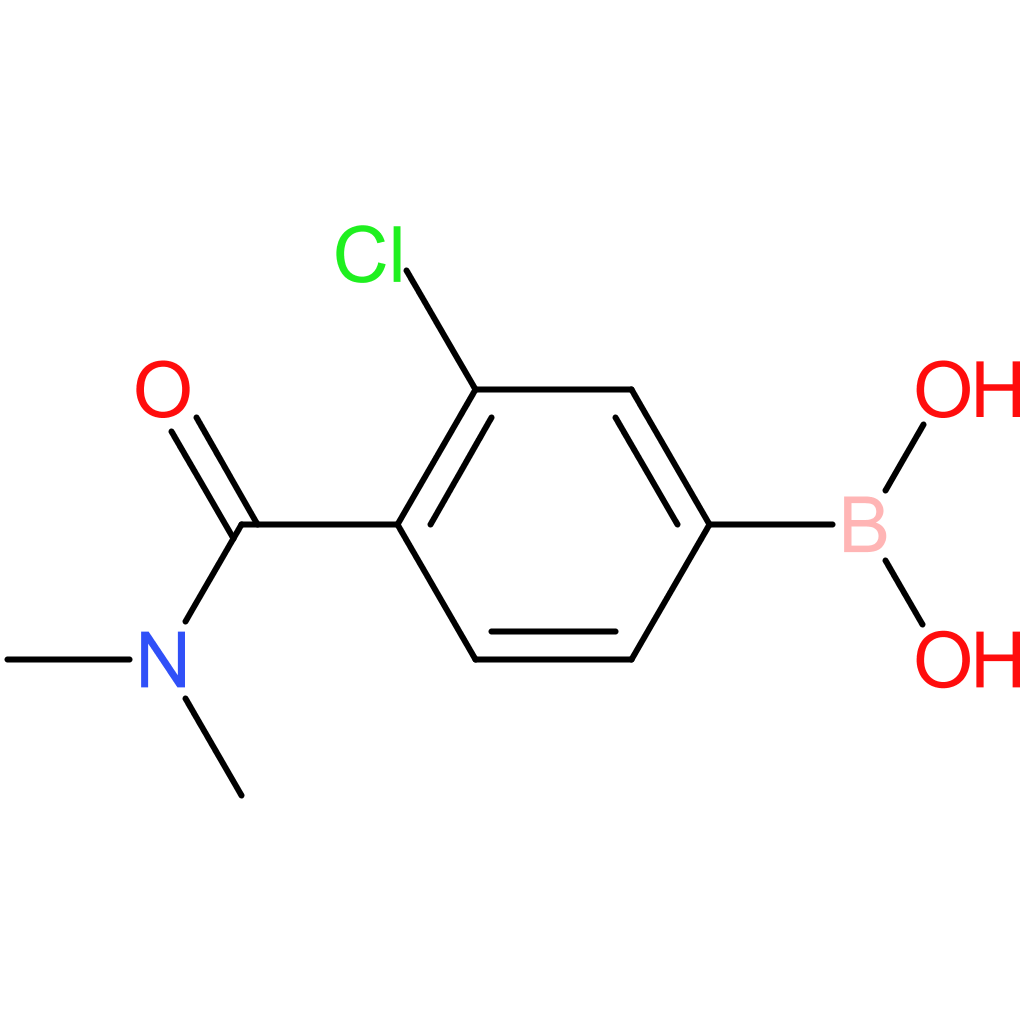 3-chloro-4-(n,n-dimethylcarbamoyl)phenylboronic acid